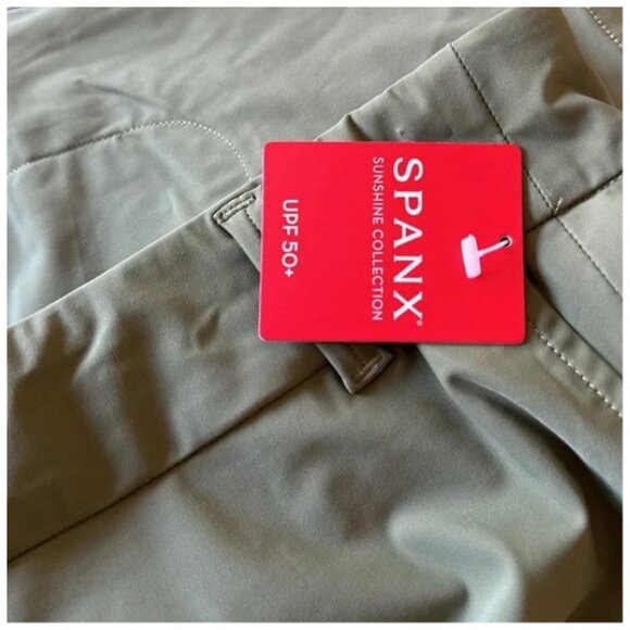 Spanx NWT Women's Canopy (Green) SUNSHINE Athletic Shorts, Size XLarge - Picture 7 of 7